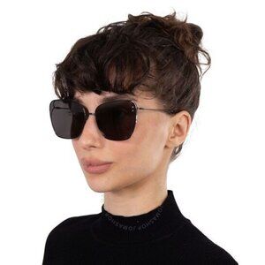 Dior Women Sunglasses Gunmetal Grey Butterfly MISSDIOR B2U CD40095U 08A H4A0 NEW
